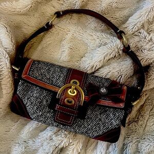 COPY - COACH Soho Tweed Burgundy Coach purse